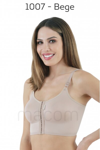 Sutiã sem costuras, fechamento frontal com busto flexível - Plus Size 1007PSMB1